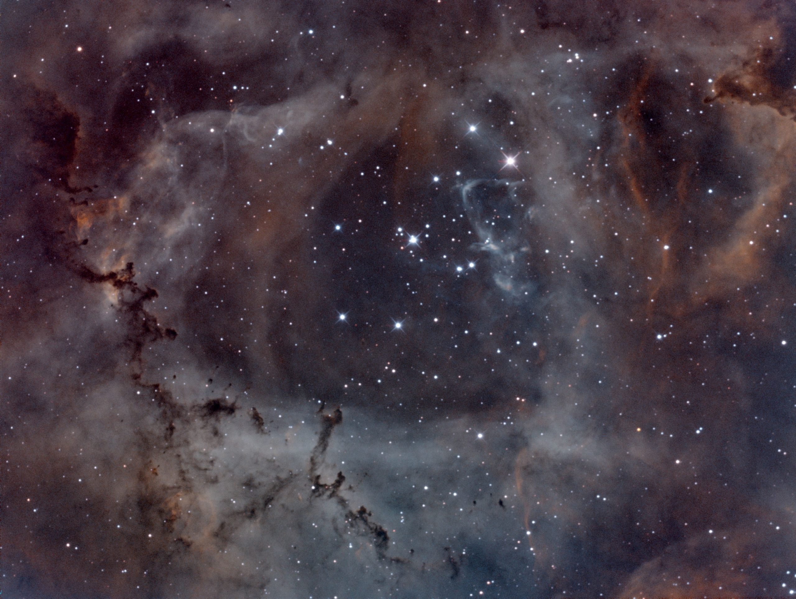Rosette nebula captured in 2015