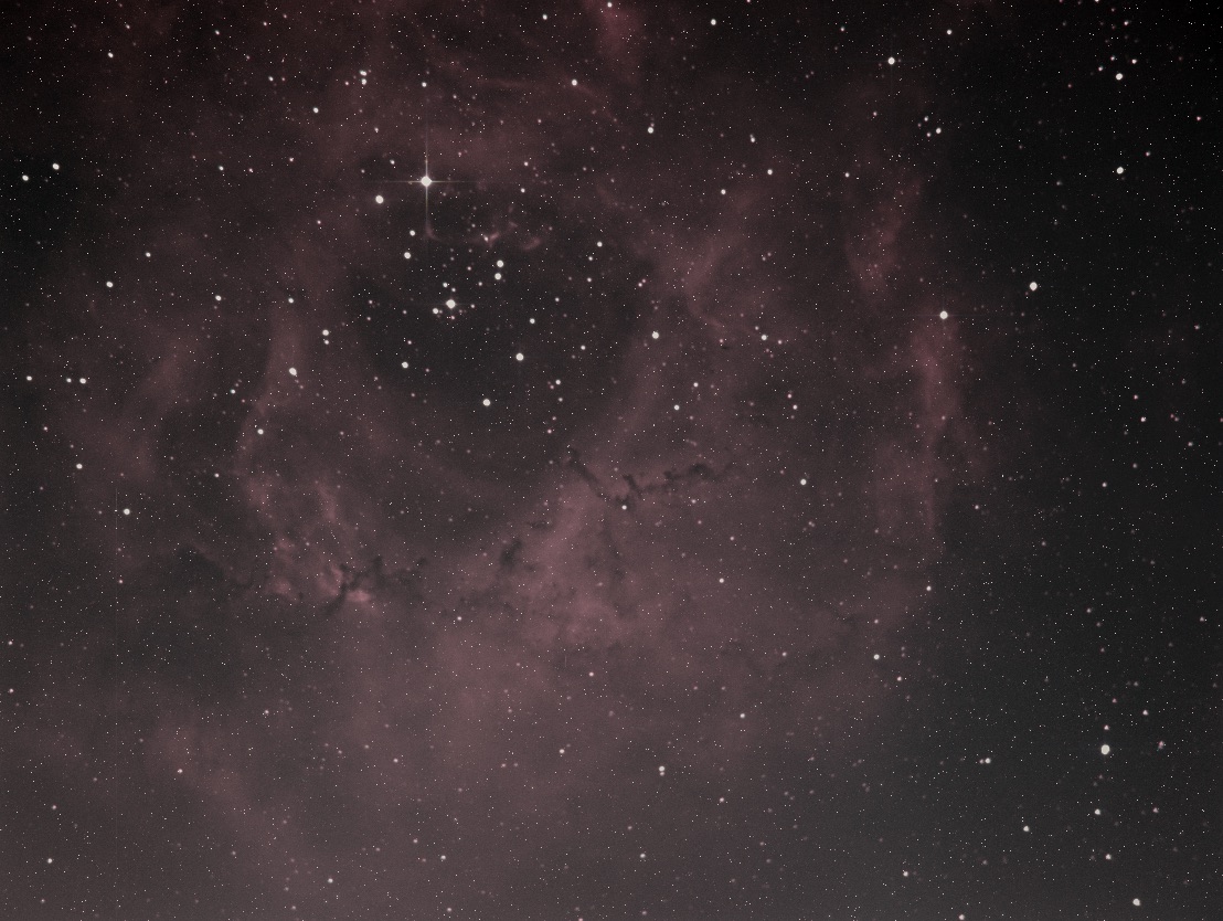 First photo of the Rosette nebula